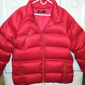 Lauren Womens Ralph Lauren Garren Down Short Puffer Jacket